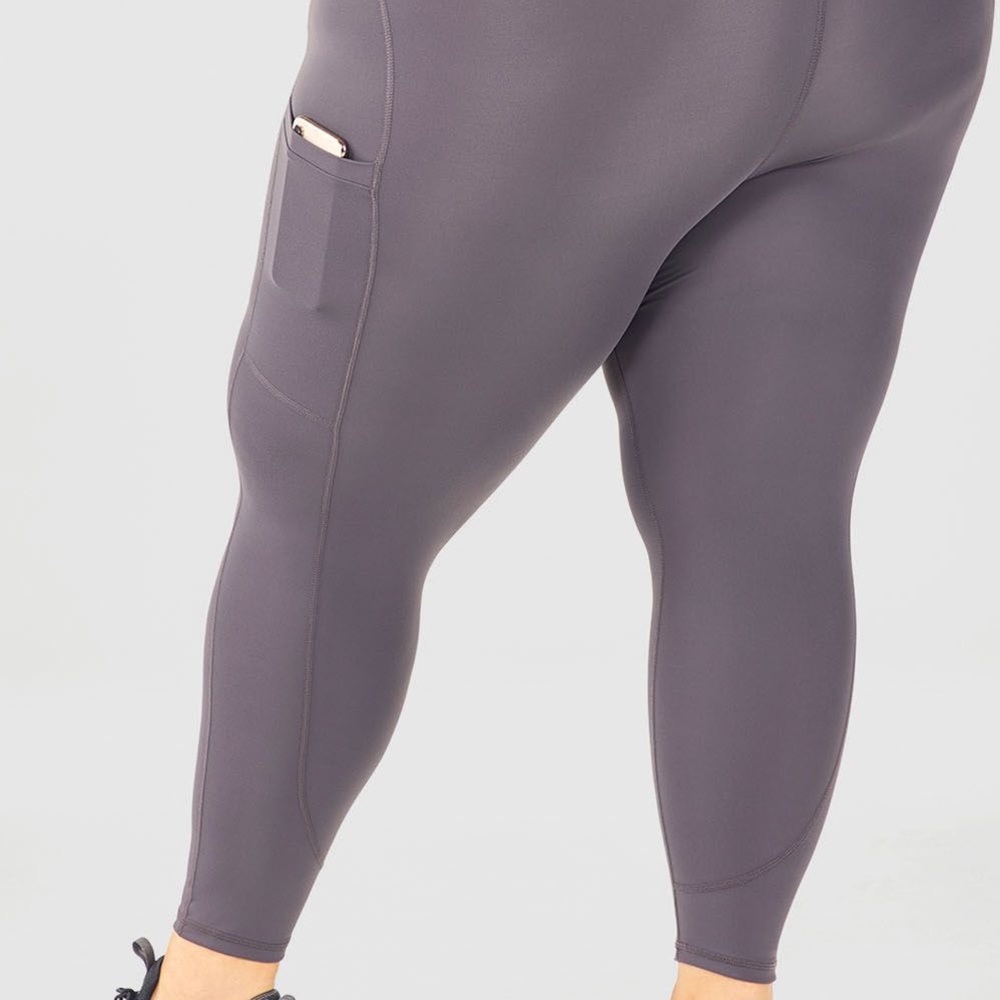 PureLuxe Maternity Leggings in Gray with Pocket!